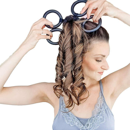 New Heat-free Garland Hair Curler Updo Gadget